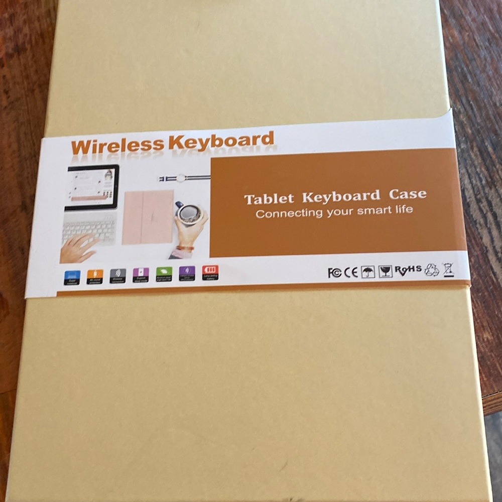 Wireless keyboard tablet keyboard